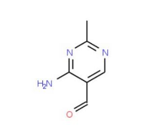 4-Amino-5-formyl-2-methylpyrimidine (CAS 73-68-7) - chemical structure image