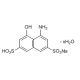 4-Amino-5-hydroxynaphthalene-2,7-disulfonic acid monosodium salt hydrate (CAS 343321-59-5) - chemical structure image