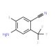 4-Amino-5-iodo-2-(trifluoromethyl)-benzenecarbonitrile (CAS 852569-35-8) - chemical structure image