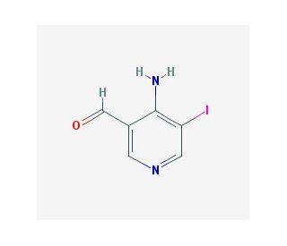 4-Amino-5-iodopyridine-3-carboxaldehyde (CAS 902837-57-4) - chemical structure image