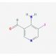 4-Amino-5-iodopyridine-3-carboxaldehyde (CAS 902837-57-4) - chemical structure image