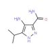 4-Amino-5-isopropyl-2H-pyrazole-3-formamide (CAS 521300-03-8) - chemical structure image