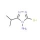 4-amino-5-isopropyl-4H-1,2,4-triazole-3-thiol - chemical structure image
