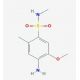 4-Amino-5-methoxy-2-methylbenzenesulfon-N-methylamide (CAS 49564-57-0) - chemical structure image
