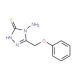 4-Amino-5-phenoxymethyl-4H-[1,2,4]triazole-3-thiol (CAS 4461-15-8) - chemical structure image