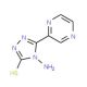 4-amino-5-pyrazin-2-yl-4H-1,2,4-triazole-3-thiol - chemical structure image