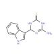 4-Amino-6-(1H-indol-3-yl)-1,6-dihydro-1,3,5-triazine-2-thiol - chemical structure image