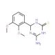 4-Amino-6-(2,3-dimethoxyphenyl)-1,6-dihydro-1,3,5-triazine-2-thiol - chemical structure image