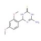 4-Amino-6-(2,4-dimethoxyphenyl)-1,6-dihydro-1,3,5-triazine-2-thiol - chemical structure image