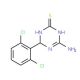4-Amino-6-(2,6-dichlorophenyl)-1,6-dihydro-1,3,5-triazine-2-thiol - chemical structure image