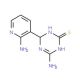 4-Amino-6-(2-aminopyridin-3-yl)-1,6-dihydro-1,3,5-triazine-2-thiol - chemical structure image