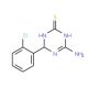 4-Amino-6-(2-chlorophenyl)-1,6-dihydro-1,3,5-triazine-2-thiol - chemical structure image