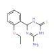 4-Amino-6-(2-ethoxyphenyl)-1,6-dihydro-1,3,5-triazine-2-thiol - chemical structure image