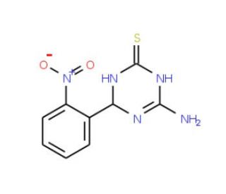 4-Amino-6-(2-nitrophenyl)-1,6-dihydro-1,3,5-triazine-2-thiol - chemical structure image