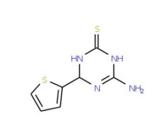4-Amino-6-(2-thienyl)-1,6-dihydro-1,3,5-triazine-2-thiol - chemical structure image