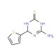 4-Amino-6-(2-thienyl)-1,6-dihydro-1,3,5-triazine-2-thiol - chemical structure image