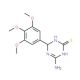 4-Amino-6-(3,4,5-trimethoxyphenyl)-1,6-dihydro-1,3,5-triazine-2-thiol - chemical structure image