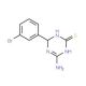 4-Amino-6-(3-bromophenyl)-1,6-dihydro-1,3,5-triazine-2-thiol - chemical structure image