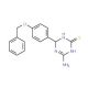 4-Amino-6-[4-(benzyloxy)phenyl]-1,6-dihydro-1,3,5-triazine-2-thiol - chemical structure image