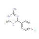 4-Amino-6-(4-chlorophenyl)-1,6-dihydro-1,3,5-triazine-2-thiol - chemical structure image