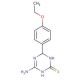 4-Amino-6-(4-ethoxyphenyl)-1,6-dihydro-1,3,5-triazine-2-thiol - chemical structure image