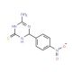 4-Amino-6-(4-nitrophenyl)-1,6-dihydro-1,3,5-triazine-2-thiol - chemical structure image