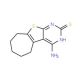 4-Amino-6,7,8,9-tetrahydro-5H-10-thia-1,3-diaza-benzo[a]azulene-2-thiol - chemical structure image