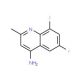 4-amino-6,8-difluoro-2-methylquinoline (CAS 288151-32-6) - chemical structure image