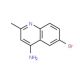 4-Amino-6-bromo-2-methylquinoline (CAS 96938-26-0) - chemical structure image