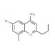 4-Amino-6-bromo-8-methyl-2-propylquinoline (CAS 1189105-94-9) - chemical structure image