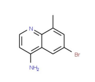 4-Amino-6-bromo-8-methylquinoline (CAS 1189106-47-5) - chemical structure image