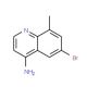 4-Amino-6-bromo-8-methylquinoline (CAS 1189106-47-5) - chemical structure image