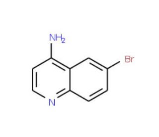 4-Amino-6-bromoquinoline (CAS 65340-73-0) - chemical structure image