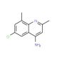 4-Amino-6-chloro-2,8-dimethylquinoline (CAS 948293-04-7) - chemical structure image