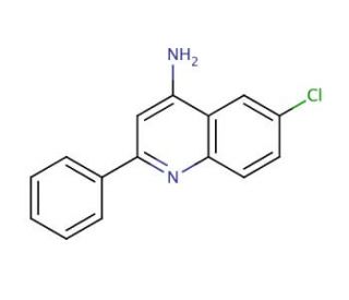 4-Amino-6-chloro-2-phenylquinoline (CAS 1189106-17-9) - chemical structure image