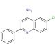 4-Amino-6-chloro-2-phenylquinoline (CAS 1189106-17-9) - chemical structure image