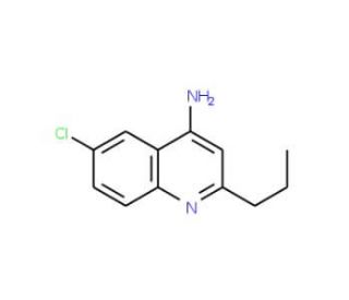4-Amino-6-chloro-2-propylquinoline (CAS 1189105-45-0) - chemical structure image