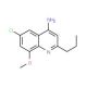4-Amino-6-chloro-8-methoxy-2-propylquinoline (CAS 1189105-65-4) - chemical structure image