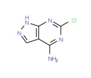 4-Amino-6-chloro-pyrazolo[3,4-d]pyrimidine (CAS 5417-78-7) - chemical structure image