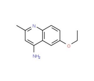 4-Amino-6-ethoxy-2-methylquinoline (CAS 66735-27-1) - chemical structure image