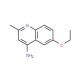 4-Amino-6-ethoxy-2-methylquinoline (CAS 66735-27-1) - chemical structure image