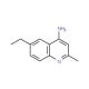 4-Amino-6-ethyl-2-methylquinoline (CAS 948293-17-2) - chemical structure image