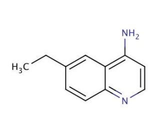 4-Amino-6-ethylquinoline (CAS 948293-21-8) - chemical structure image