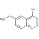 4-Amino-6-ethylquinoline (CAS 948293-21-8) - chemical structure image