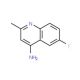 4-Amino-6-fluoro-2-methylquinoline (CAS 288151-49-5) - chemical structure image