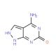 4-Amino-6-hydroxypyrazolo[3,4-d]pyrimidine (CAS 5472-41-3) - chemical structure image