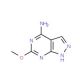 4-Amino-6-methoxy-1H-pyrazolo[3,4-d]pyrimidine (CAS 100605-51-4) - chemical structure image