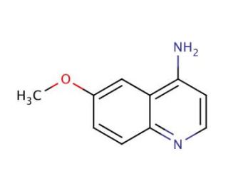 4-Amino-6-methoxyquinoline (CAS 6279-51-2) - chemical structure image