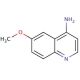 4-Amino-6-methoxyquinoline (CAS 6279-51-2) - chemical structure image
