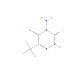 4-Amino-6-(tert-butyl)-3-mercapto-4,5-dihydro-1,2,4-triazin-5-one (CAS 33509-43-2) - chemical structure image